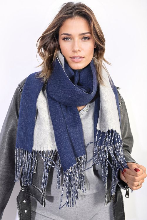 Aisha Winter Oversized Scarf With Tassel