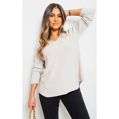 Alicia Oversized Long Sleeve Knitted Jumper