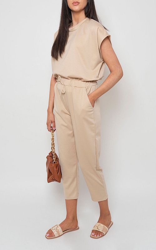 Short Sleeve Boxy Lounge Wear Co-ord Set