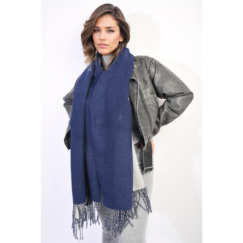 Aisha Winter Oversized Scarf With Tassel