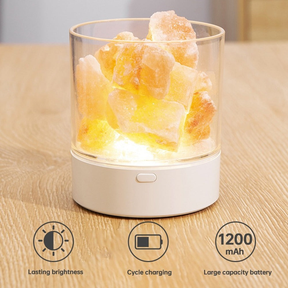 Natural Himalayan Rechargeable Salt Lamp