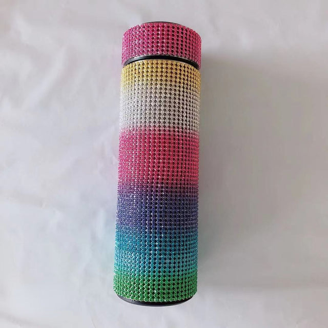 Smart Water Bottle in diamond designs