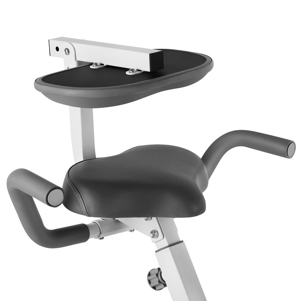 Easy Fold Exercise Bike with LCD Monitor Function,  Mobile Holder and Water Bottle Stand