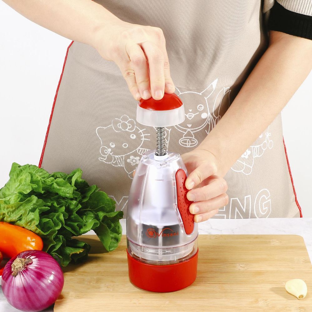 Healthy Eating Salad Vegetable Mini Manual Hand Press Food Onion Chopper