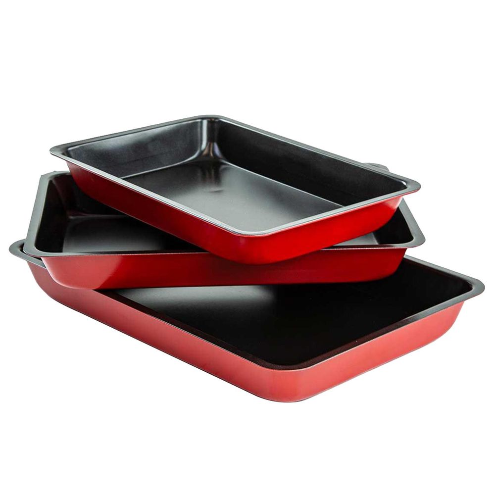 1X 3Pc Non-Stick Baking Trays | R001 | AS-97969